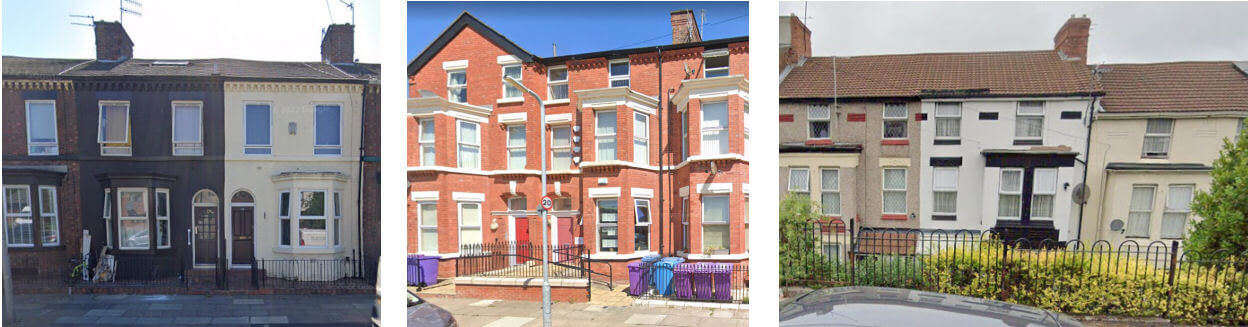 Hotel and houses in Toxteth Park