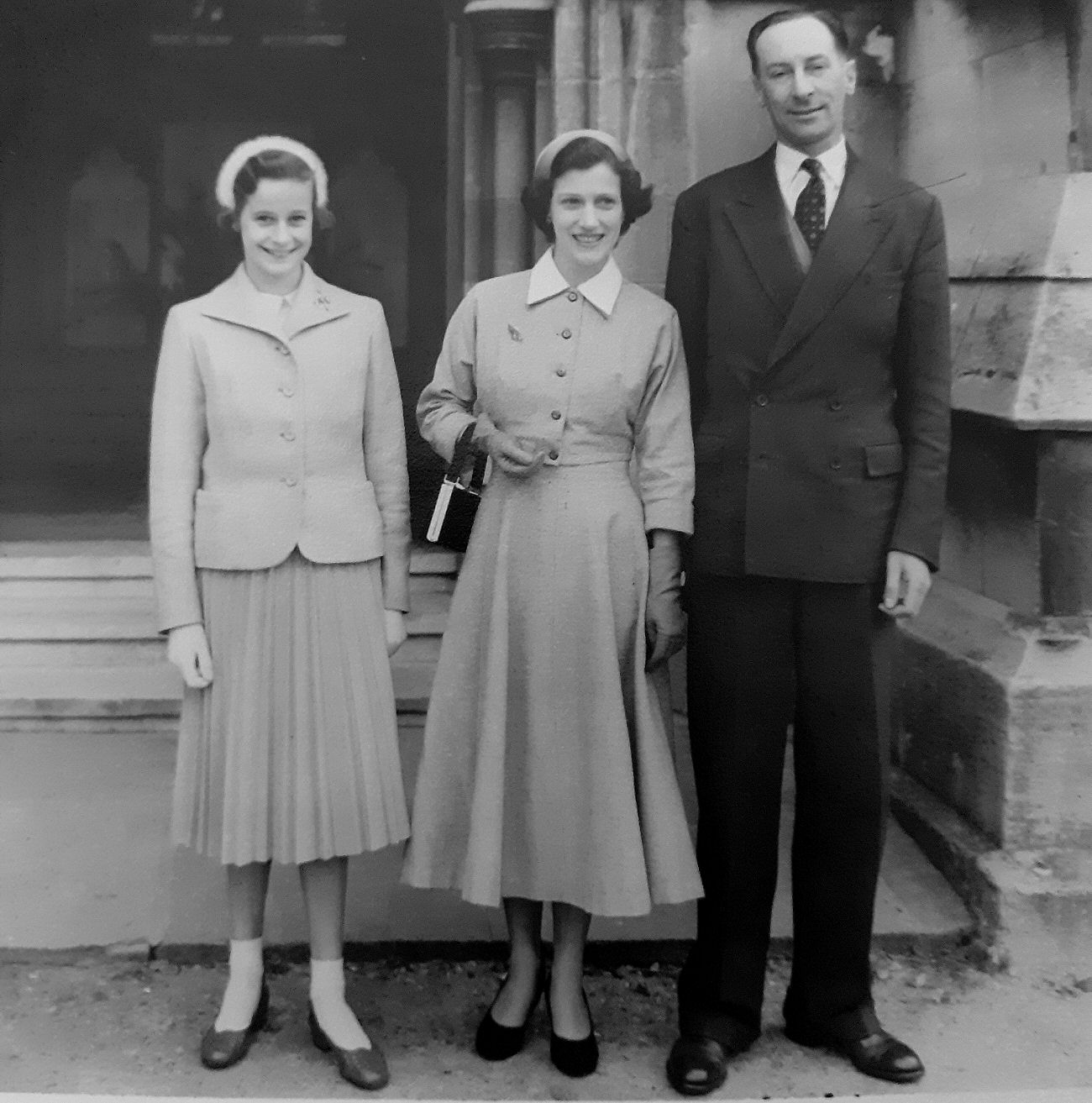 Elisabeth, Margaret and Claude Marshall