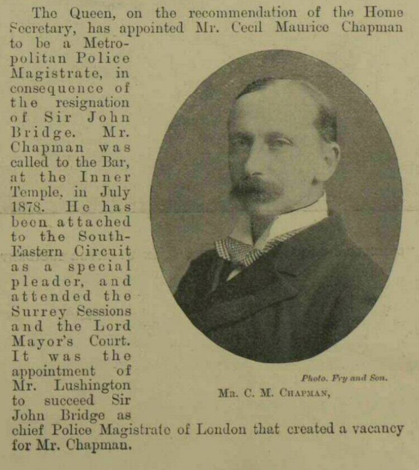 Reverend Hugh Boswell Chapman