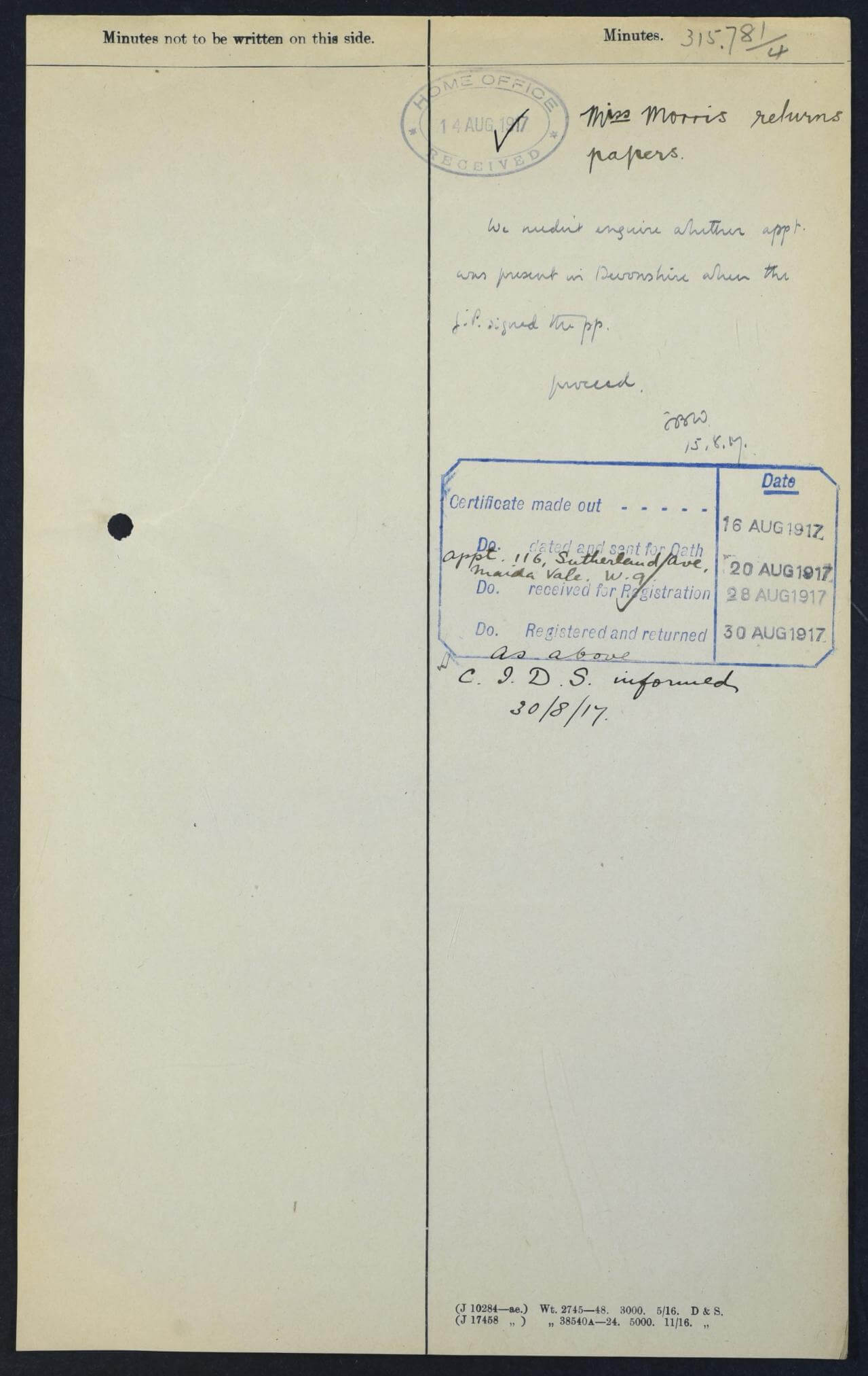 naturalisation papers