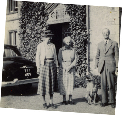 Josephine Lunn with Gilbert and Glwadys Acland Troyte